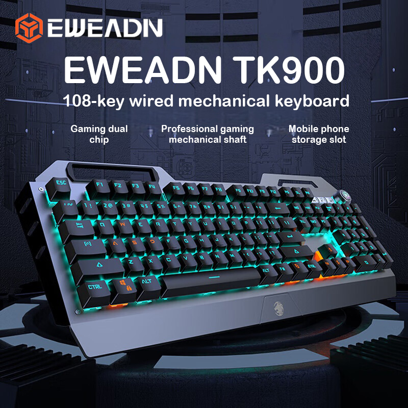 Gaming Keyboard Corsair - Механическая клавиатура EWEADN TK900 с USB-C,