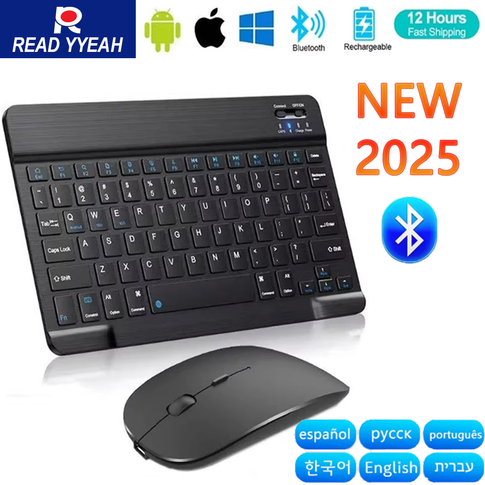 Gaming Keyboard Mouse Wireless - Новая беспроводная клавиатура Bluetooth 2025 года,