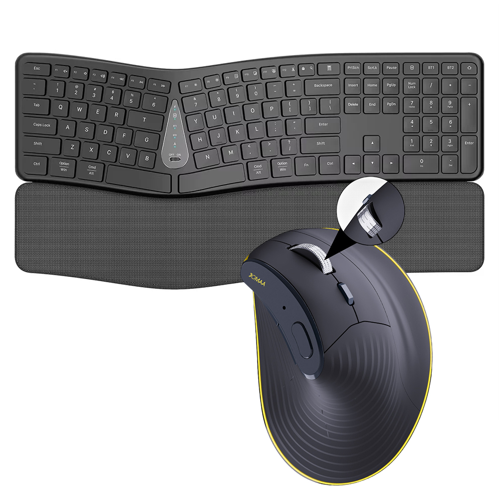 Gaming Keyboard Types - Комбинированная беспроводная клавиатура и мышь 2,4G,