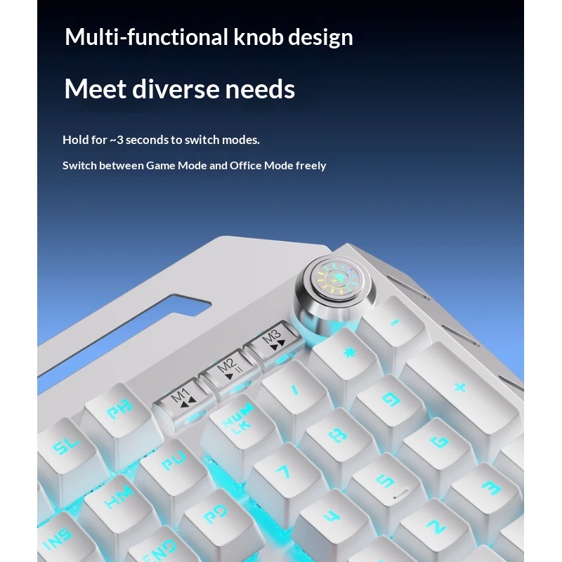 Беспроводной игровой комплект  – обзор и цена Keyboard Gaming Blue Switch