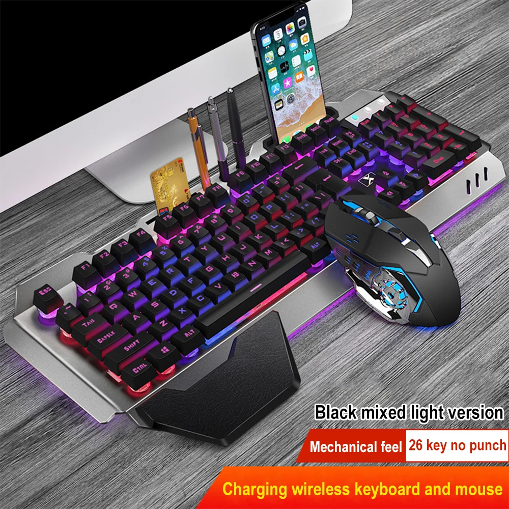 K680 перезаряжаемый 2,4G беспр – обзор и цена Gaming Keyboard Mouse Wireless