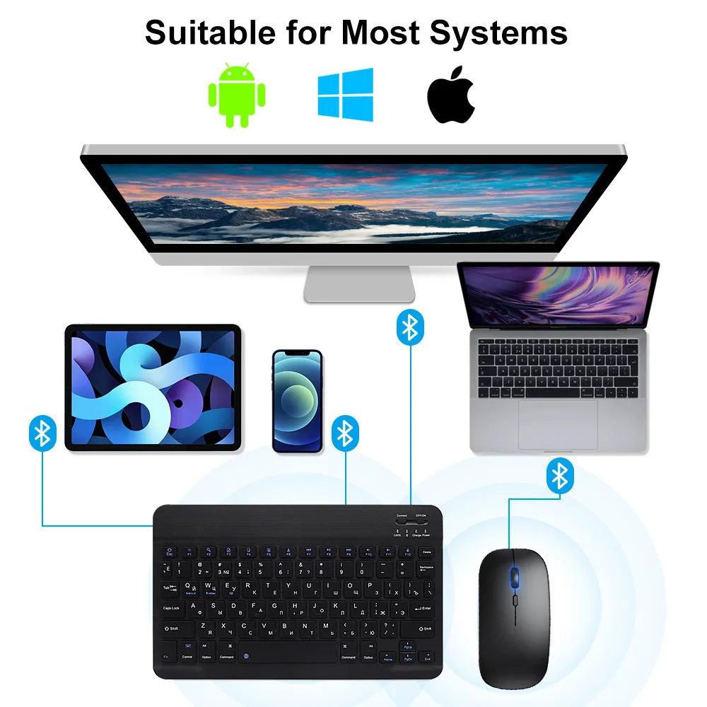 Новая беспроводная клавиатура  – обзор и цена Gaming Keyboard Mouse Wireless