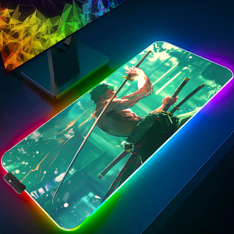 ONE PIECE Zoro коврик для мыши – обзор и цена Gaming Keyboard No Rgb