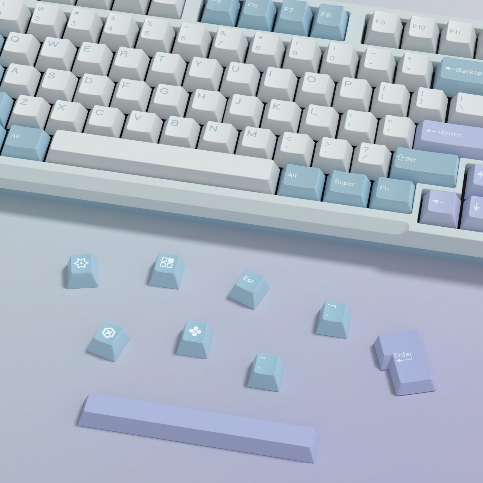 KBDiy GMK Illusion Keycap Cher – обзор и цена Gaming Keyboard Number Pad